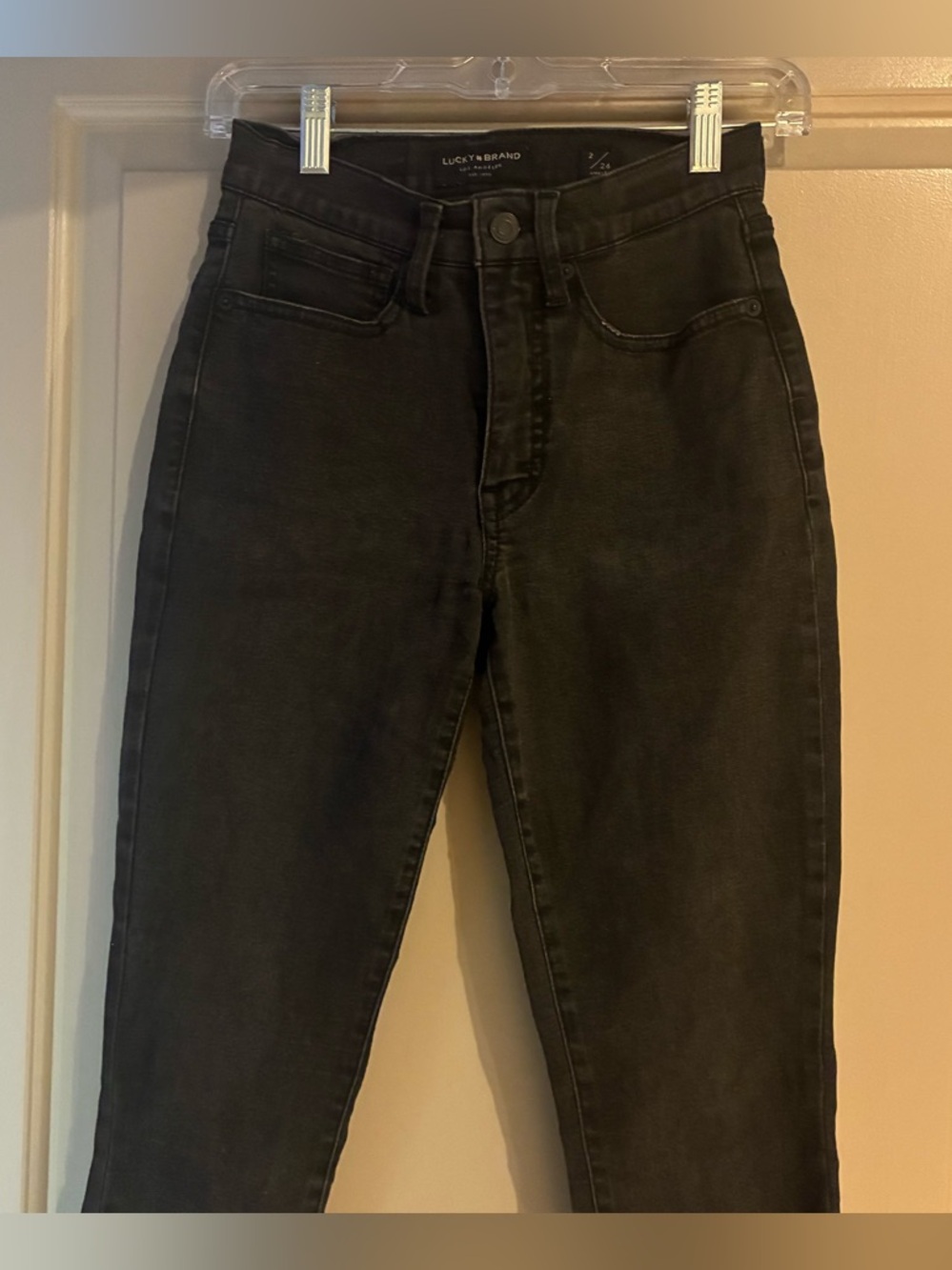 Lucky Brand Black Ankle Skinny Jeans